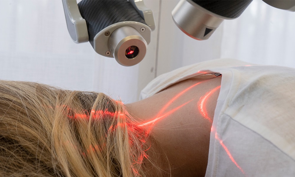laser para tratamiento dolor cuello y hombro